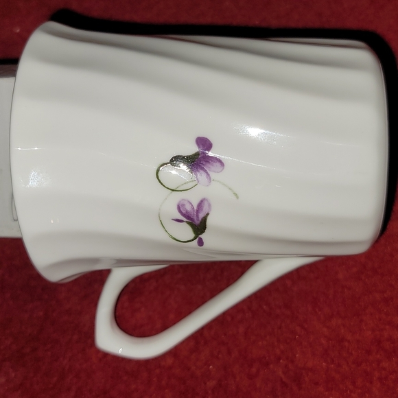 Happy 70th Birthday Purple Floral China Mug - Picture 3 of 5